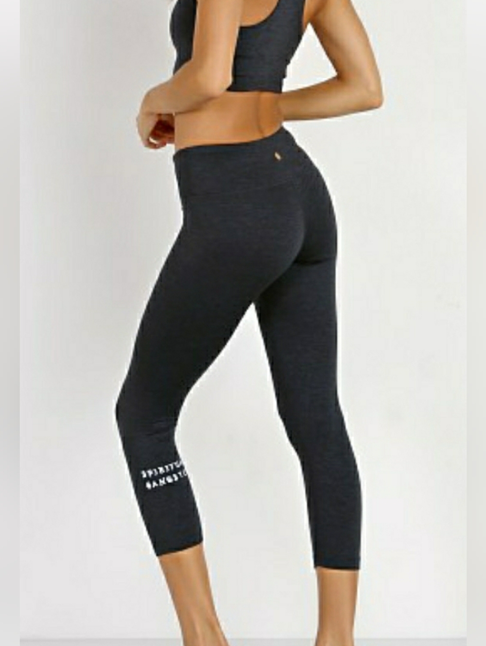 Spiritual Gangster Women's Black Yoga Leggings Size Small